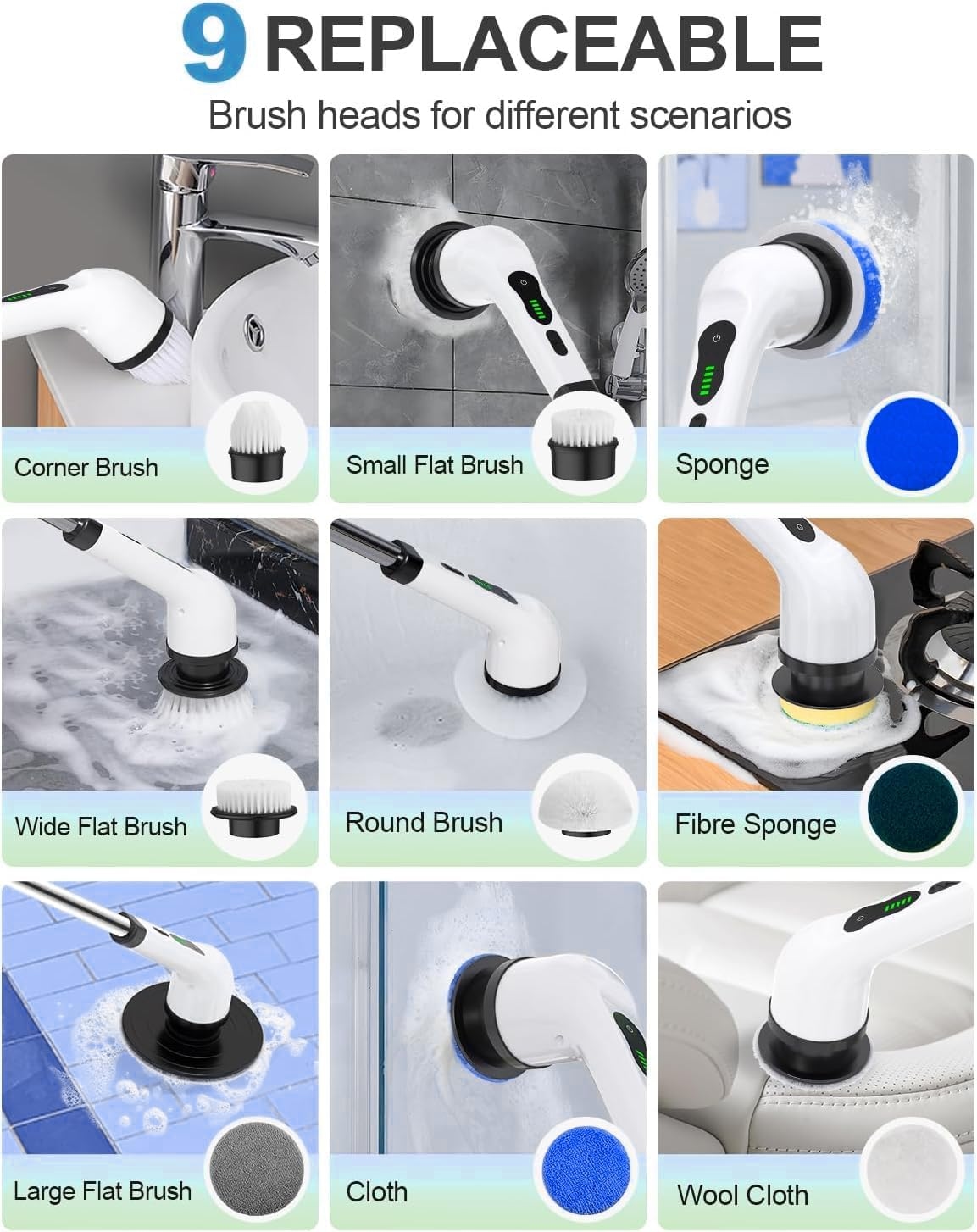 9in1 Cleaning Brush