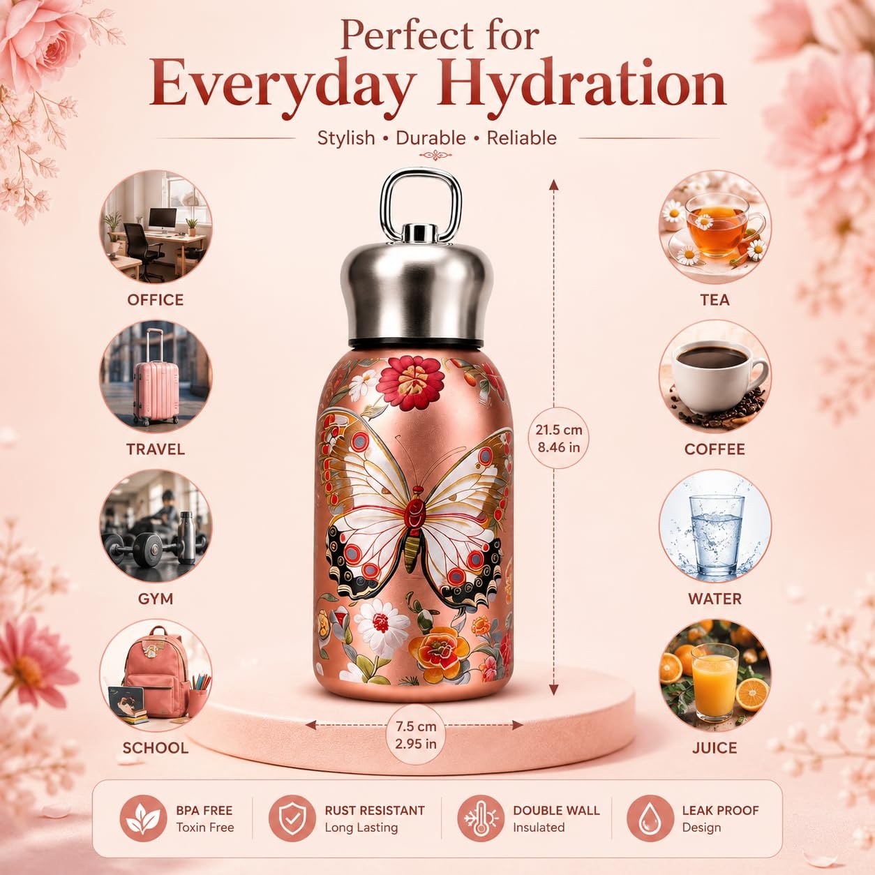Printed Bottle with Carry Handle