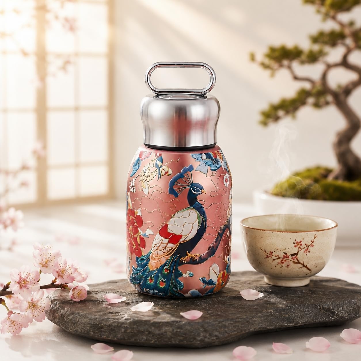 Printed Bottle with Carry Handle