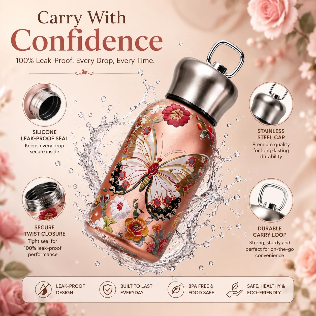 Printed Bottle with Carry Handle